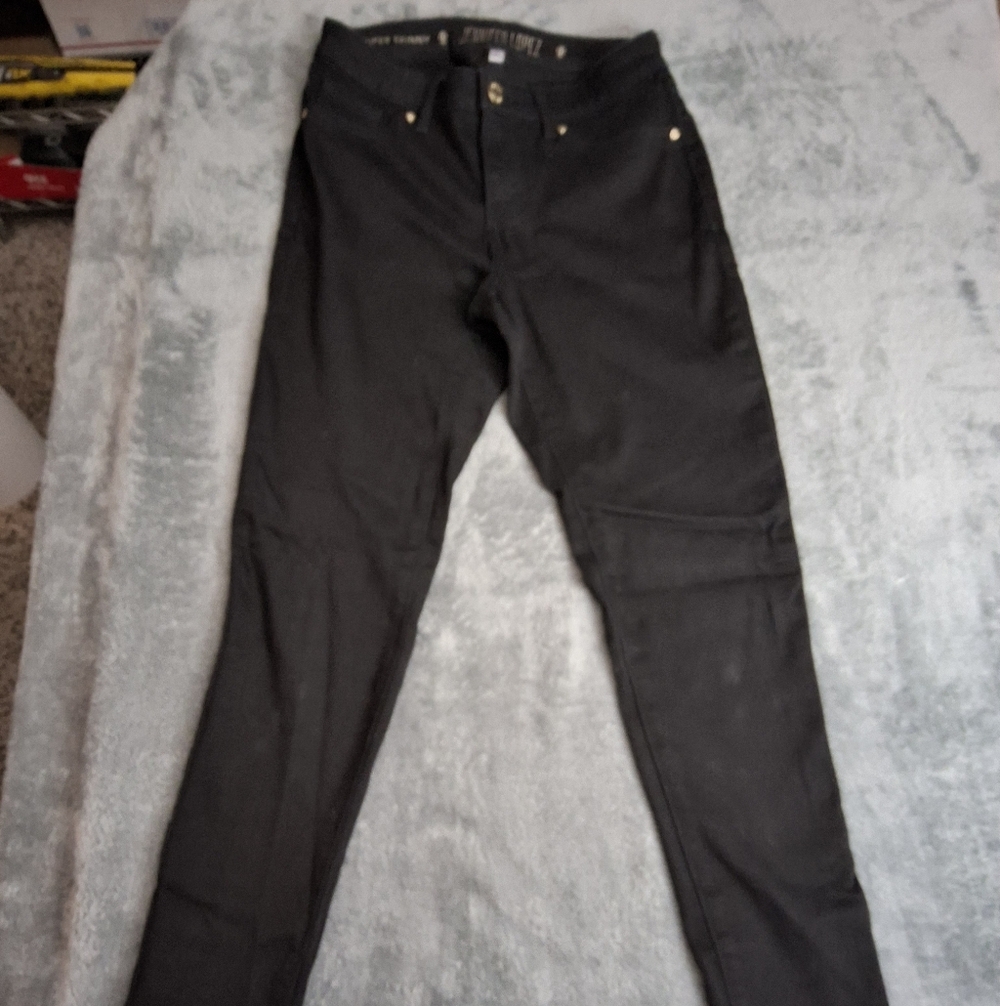 Women's Jennifer Lopez Size 4 Black Super Skinny‎ jeans JLO